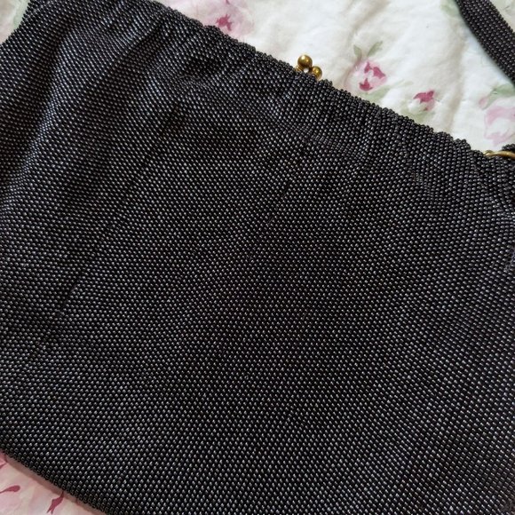 Koret Tresor vintage beaded bag with coin pouch on chain - Picture 4 of 8